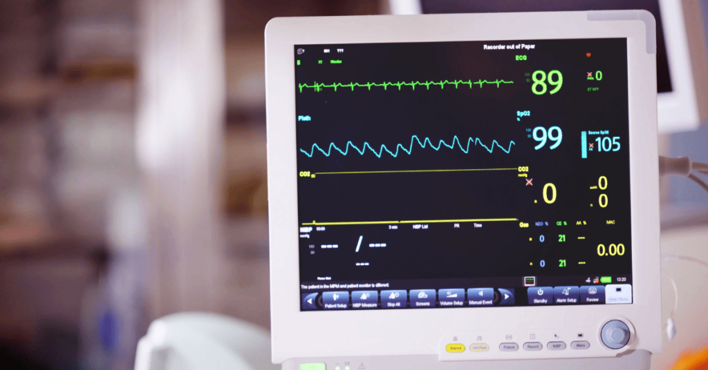 Monitor with health check stats.